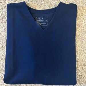 FIGS NWOT Navy Blue Scrub Top (M)